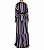 Vestido Feminino Longo Iorane Chemise Listrado Roxo- 38 - Imagem 4