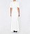 Vestido Feminino Longo Iorane Cetim Drapeado Off White - Imagem 4