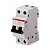 Disjuntor Bipolar abb 40A SJ202 T Curva C Norma din - Imagem 1
