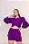 SHORT SAIA COM LAÇO - ROXO - Imagem 1