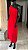 VESTIDO MIDI NULA MANGA COM FIVELA DOURADA - VERMELHO - Imagem 4