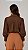 Camisa Feminina Punho Guipir Preta - Imagem 4