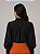 Camisa Feminina Punho Guipir Preta - Imagem 3