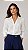 Blusa Feminina Branca com Bordado Elegante - Imagem 1
