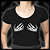 Camiseta Baby Look Mãos Seios Esqueleto - Imagem 2
