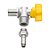 Registro Esférico Para Gás 90° 1/2" X 1/2" Bsp(m) Blukit - Imagem 2