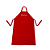 Avental Roçador Pvc Vermelho Branco - Imagem 1