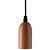 Pendente E-27 Dot Metal Vintage Amadeirado Taschibra - Imagem 1
