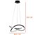 Pendente Led Space Saturno Bivolt 3000k Luz Branco Quente 50w Preto Bronzearte - Imagem 4