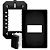 Interruptor Simples De Embutir 250v 16a Habitat 4047 Preto Fame - Imagem 2
