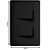 Interruptor Duplo De Embutir 250v 16a Habitat 4050 Preto Fame - Imagem 3