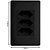 Tomada Tripla 2p+t De Embutir 250v 20a Habitat 4060 Preto Fame - Imagem 3