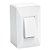 Interruptor Externo Simples Com Placa E Caixa 16a/250v Evidence 3502 Branco Fame - Imagem 1
