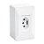 Tomada Externa Com Placa E Caixa 2p+t 10a/250v Evidence 3503 Branco Fame - Imagem 1