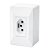 Tomada Externa 2p+t Com Placa E Caixa 20/a250v Evidence 3504 Branco Fame - Imagem 2