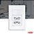 Interruptor Simples 16a/250w Com Tomada Dupla 2p+t 10a/250w Evidence 3533 Branco Fame - Imagem 3