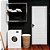 Porta De Aço Laminada Direita 215x85cm Minas Sul Branca Mgm - Imagem 5