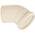 Joelho 45° Para Esgoto 50mm 11633 Branco Amanco - Imagem 3
