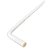 Tubo Pvc De Descida Longo Externo Para Caixa De Descarga 40x1,6m 90597 Branco Amanco - Imagem 3
