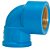 Joelho 90° Soldável Com Bucha De Latão 25mmx1/2" 11679 Azul Amanco - Imagem 1