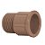 Adaptador Pvc Soldável Curto Com Bolsa E Rosca 20 Mm X 1/2" 11507 Marrom Amanco - Imagem 1