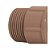 Adaptador Pvc Soldável Curto Com Bolsa E Rosca 20 Mm X 1/2" 11507 Marrom Amanco - Imagem 2