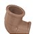 Joelho Pvc 90° Soldável 20 Mm 11670 Marrom Amanco - Imagem 3