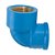 Joelho Pvc 90° Soldável Bucha Latão 20 Mm X 1/2" 11678 Azul Amanco - Imagem 2