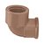 Joelho Pvc 90° Soldavel Rosca 25 Mm X 1/2" 11683 Marrom Amanco - Imagem 2