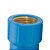 Luva Pvc Soldável Bucha Latão 25 Mm X 3/4" 11752 Azul Amanco - Imagem 3