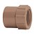 Luva Pvc Soldável E Com Rosca 25 Mm X 1/2" 11754 Marrom Amanco - Imagem 1
