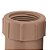 Luva Pvc Soldável E Com Rosca 25 Mm X 1/2" 11754 Marrom Amanco - Imagem 3