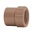 Luva Pvc Soldável E Com Rosca 25 Mm X 3/4" 11755 Marrom Amanco - Imagem 1