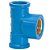 Te Pvc Soldável Bucha Latão 25 Mm X 3/4" 11844 Azul Amanco - Imagem 1