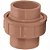 União Pvc Soldável 20 Mm 11873 Marrom Amanco - Imagem 3