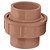 União Pvc Soldável 25 Mm 11874 Marrom Amanco - Imagem 1