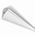 Perfil Pvc Colonial 37x27x32mm Pc 3m Branco Plasmeg - Imagem 2