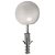 Batedor Para Porta Parafusar Pvc Branco Sforplast - Imagem 1