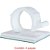 Clip Adesivo 9mm Branco 4 Peças Sforplast - Imagem 1