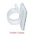 Clip Adesivo 9mm Branco 4 Peças Sforplast - Imagem 3