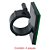 Clip Adesivo 9mm Preto 4 Peças Sforplast - Imagem 2