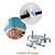 Fixa Fio Coaxial 7mm + Prego 2,5x25mm Branco 20 Peças Sforplast - Imagem 2