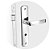 Fechadura Reta Banheiro 40 X 53 Paliway Cromada Soprano - Imagem 2