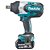 Chave Impacto A Bateria 18v 5.0ah Kit Dub+dtw1001 Makita - Imagem 4