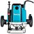 Tupia Com Freio Eletrônico 1.850w 220v 12 Mm Rp1800 Makita - Imagem 1