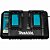 Carregador De Bateria Duplo Dc18rd 127v 196928-9 Makita - Imagem 1