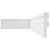 Rodapé De Pvc Modern 7x240x1,5cm Branco Plasbil - Imagem 1