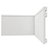 Rodapé De Pvc Modern 15x240x1,5cm Branco Plasbil - Imagem 1