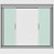 Janela De Correr Em Alumínio Vidro Verde 1200x1000mm 4 Folhas Blinglass - Imagem 2