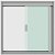 Janela De Correr Para Banheiro 2 Folhas Em Alumínio Vidro 600x400mm Verde Blinglass - Imagem 2